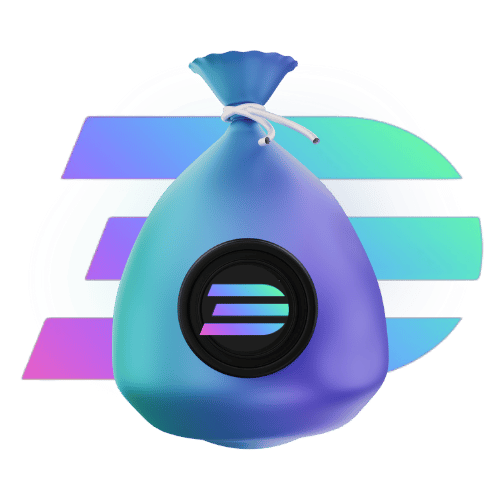 SniperCalls logo alongside a money sack, representing the potential earnings from using the MEV bot. This Solana bot enhances trading strategies to outperform competitors like Jito on the Solana network. SniperCalls is the fastest mevbot currently available.